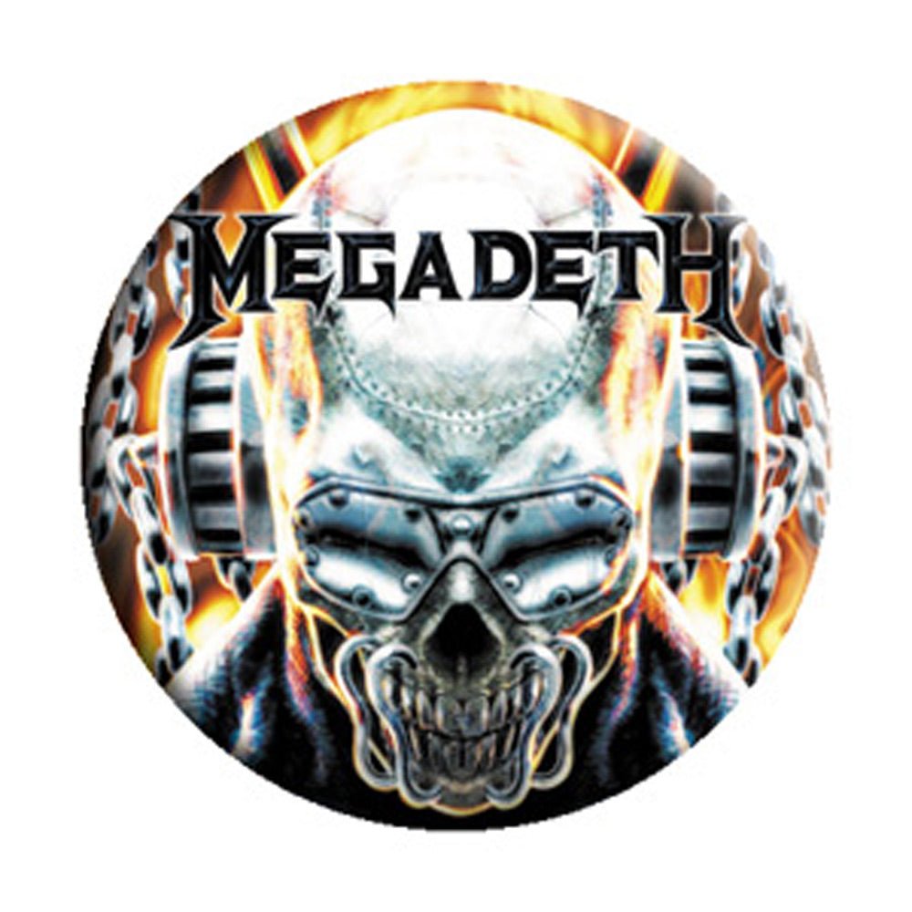 MEGADETH メガデス (デビュー 40周年 ) - Metal Skull / バッジ - PGS